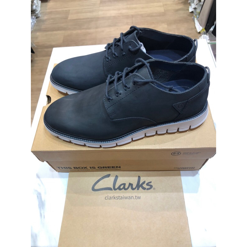 Clarks超輕休閒正裝皮鞋UK8=us9/=EU42男鞋