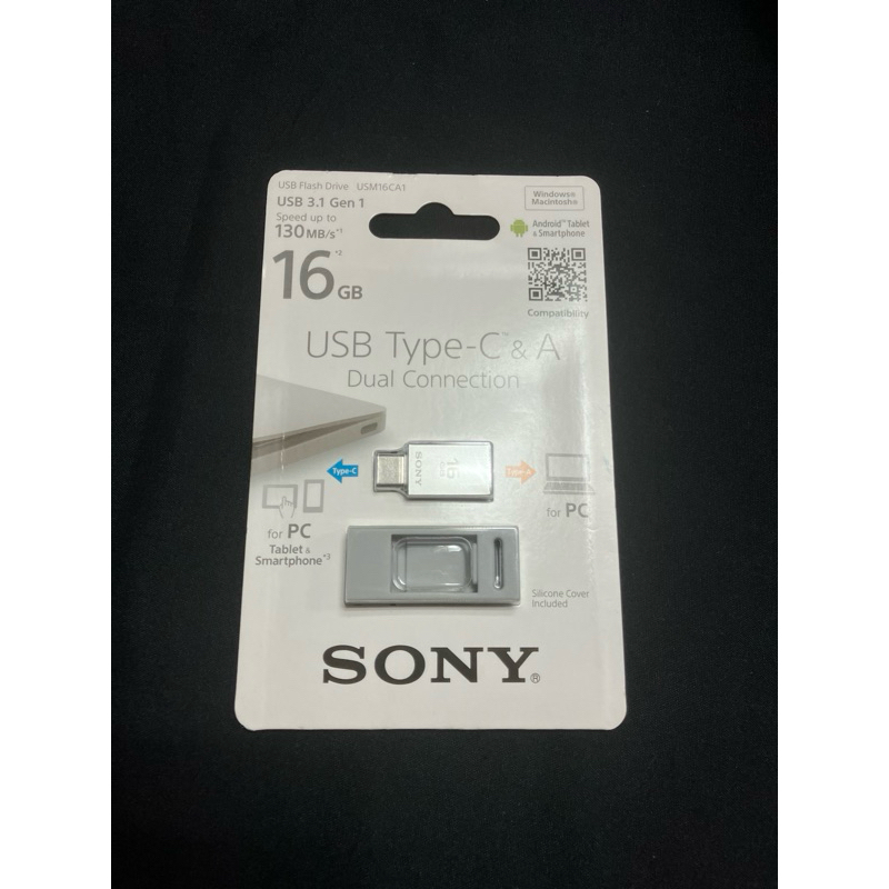 (全新）SONY USB3.1 TYPE-C 16GB 雙頭隨身碟