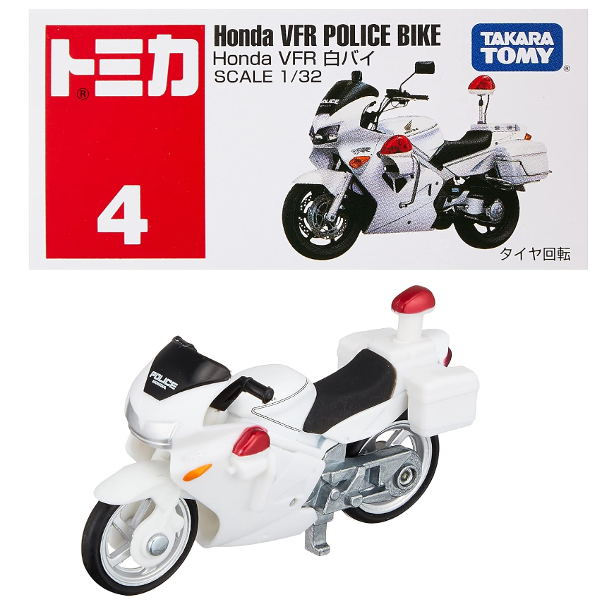 -胖達人-正版現貨有發票 TOMICA 多美 NO.4 4 04 機車 摩托車 重機 Honda VFR800 紅白盒