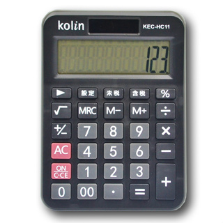 Kolin 歌林 12位元 中文稅率液晶顯示計算機 桌上型計算機 計算機 稅率計算機 KEC-HC11