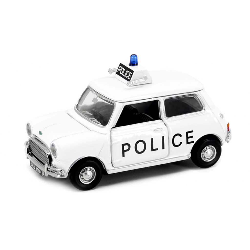 [全新] Tiny 微影 UK20 合金車Mini Cooper Mk II 利物浦和布特爾警車 (白色) 1/50