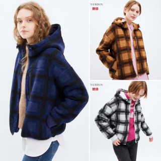 Uniqlo 毛絨刷毛印花連帽外套 462692現貨