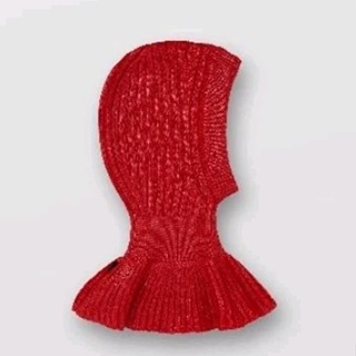 （正品）Chloé蔻依 紅色頭巾 毛線圍巾
