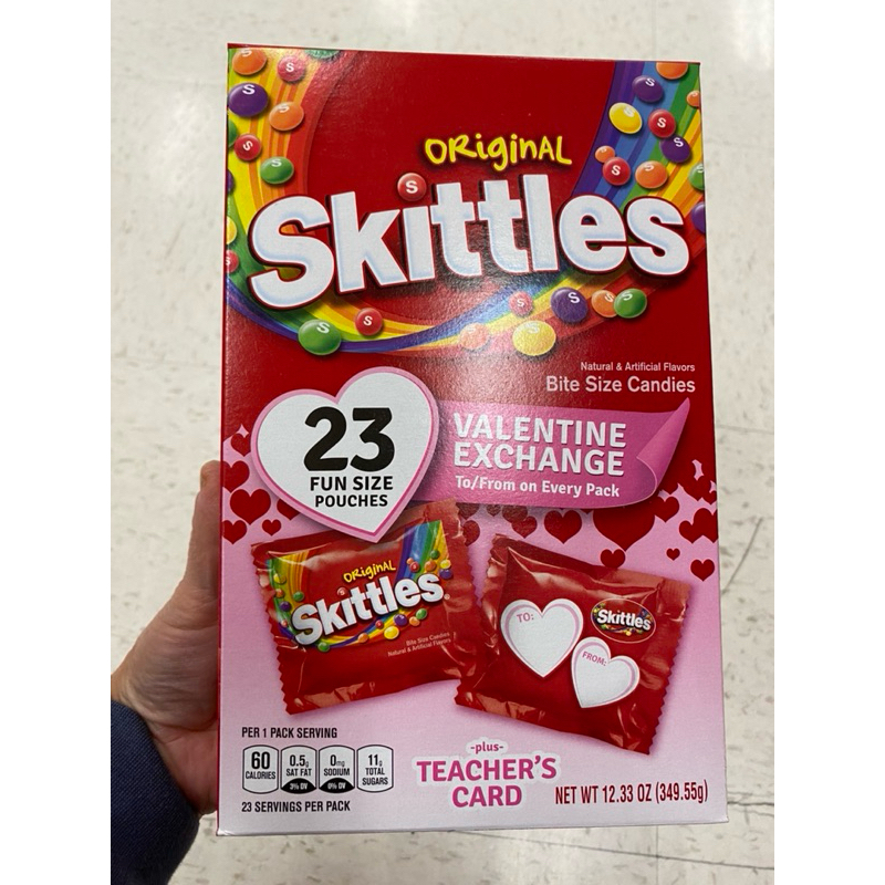 Skittles 情人節限定上市 彩虹糖分享包 莓果綜合酸口味新上市