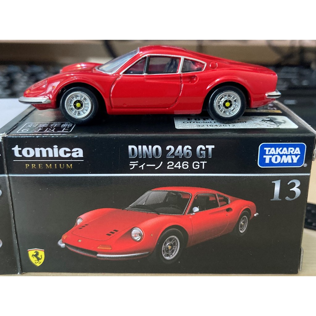 Tomica 多美 黑盒 No.13  DINO 246 GT 附膠盒