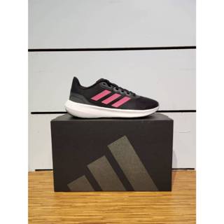 【清大億鴻】ADIDAS 女款 RUNFALCON 3.0 黑色慢跑鞋HP7560