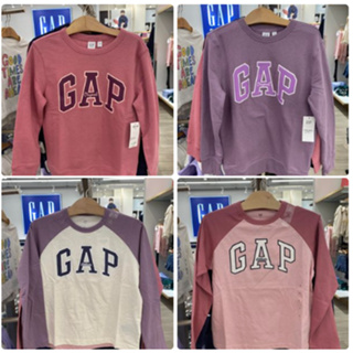 Gap logo 女大童 6-14歲 米妮 迪士尼 聯名款 長袖.短袖 T恤 .大學T 薄棉ㄒ