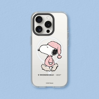 犀牛盾適用iPhone Clear(MagSafe兼容)手機殼∣Snoopy史努比/Snoopy Go to sleep