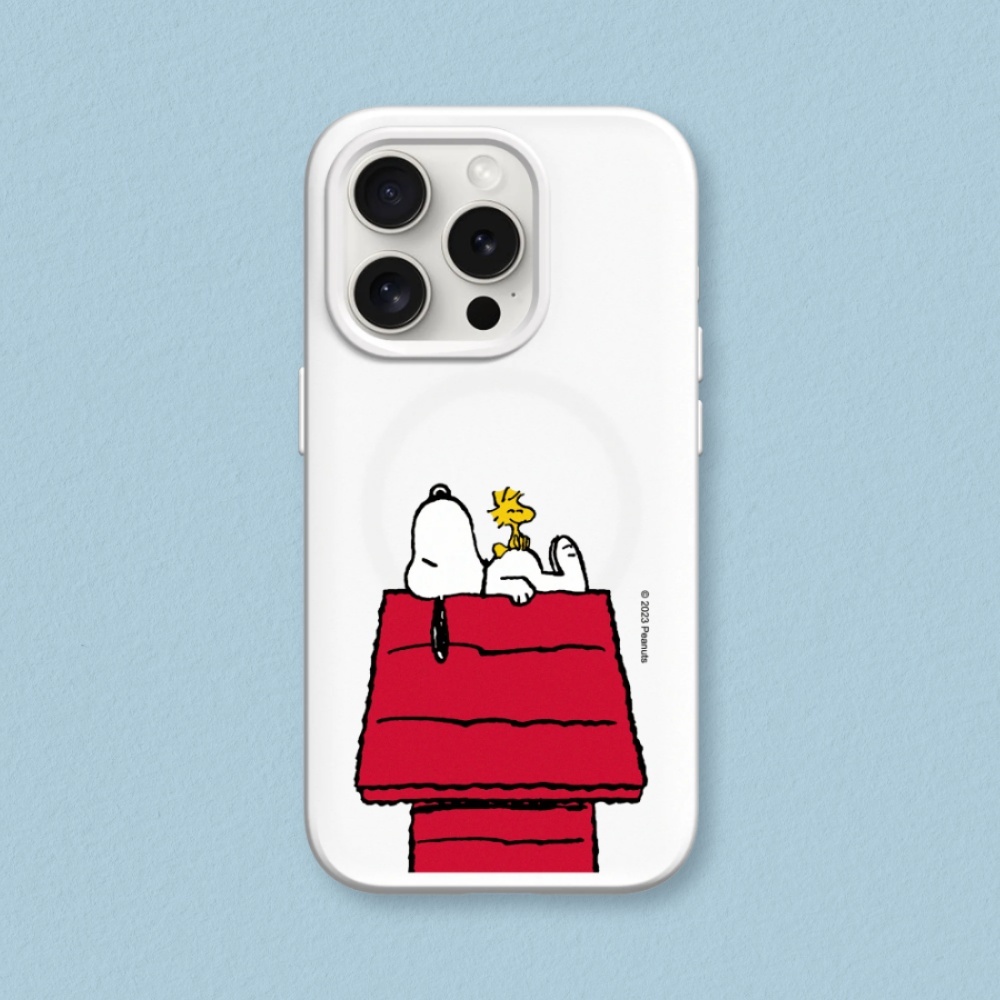 犀牛盾 適用iPhone SolidSuit(MagSafe兼容)背蓋手機殼∣Snoopy史努比/Snoopy的慵懶時光