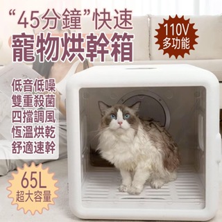 保固一年/免運🔥110v 寵物烘乾機 烘毛箱 貓咪烘乾機 寵物烘毛機 吹水機 乾燥機 貓 狗 寵物吹風機 寵物吹毛機