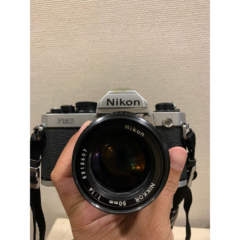 Nikon FM2含鏡頭Nikon 50mm 1:1.4底片相機