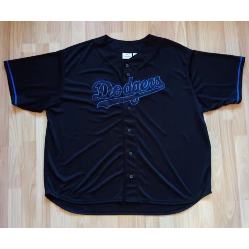 LA 洛杉磯 DODGERS 道奇隊 短袖 棒球衫 球衣 嘻哈 饒舌 大尺碼3XL胸圍150 衣長84