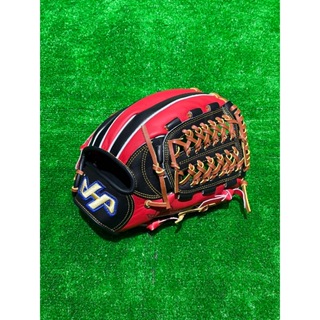 棒球世界 HA 北美硬式牛皮棒壘手套HATAKEYAMA特價黑紅配色內網L7球檔