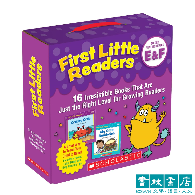 First Little Readers: Guided Reading Level E&F 英語讀本 盒裝書 16冊合售 with Storyplus 線上音檔 拆封後恕不退貨