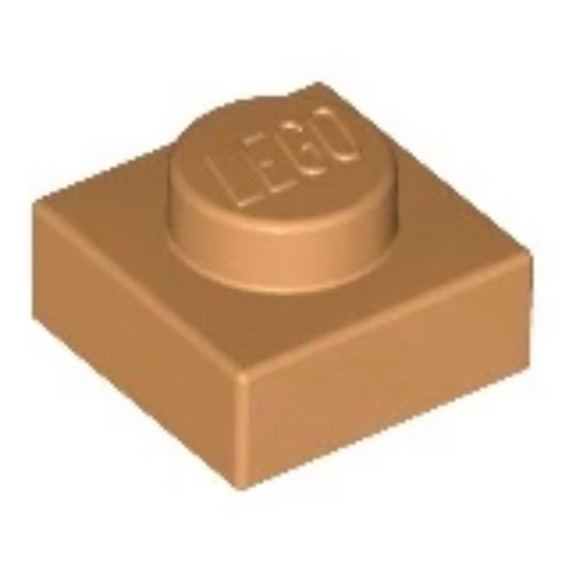 LEGO 樂高 中間牛奶糖色1x1 薄板 薄片 平板 顆粒薄板 3024 30008 28554