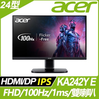 奇異果3C 福利品 ACER KA242Y E(24型/喇叭/IPS) 9805.242YE.301