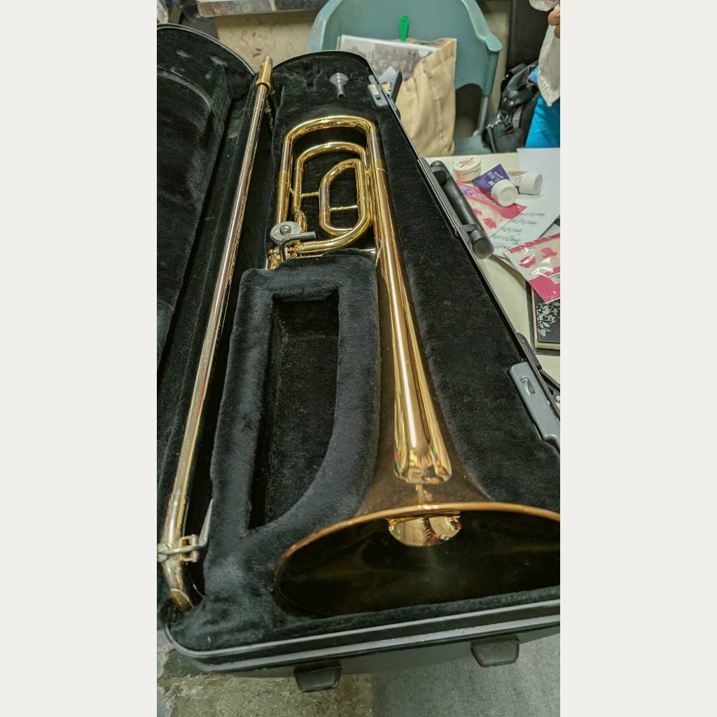 Yamaha YSL-356GE CN Trombone 中古長號 伸縮號 管樂班指定款[匯音樂器]