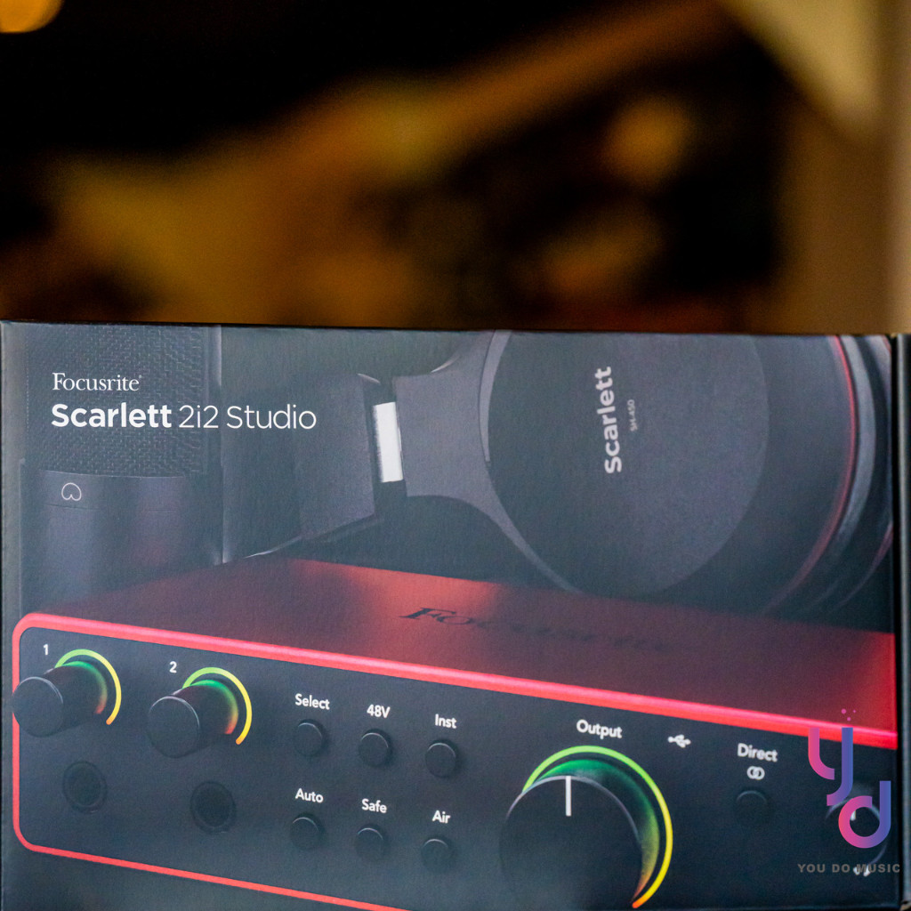 分期免運 Focusrite 2i2 gen 4 Studio pack 錄音介面 套裝組 電容麥 監聽耳機 三年保固