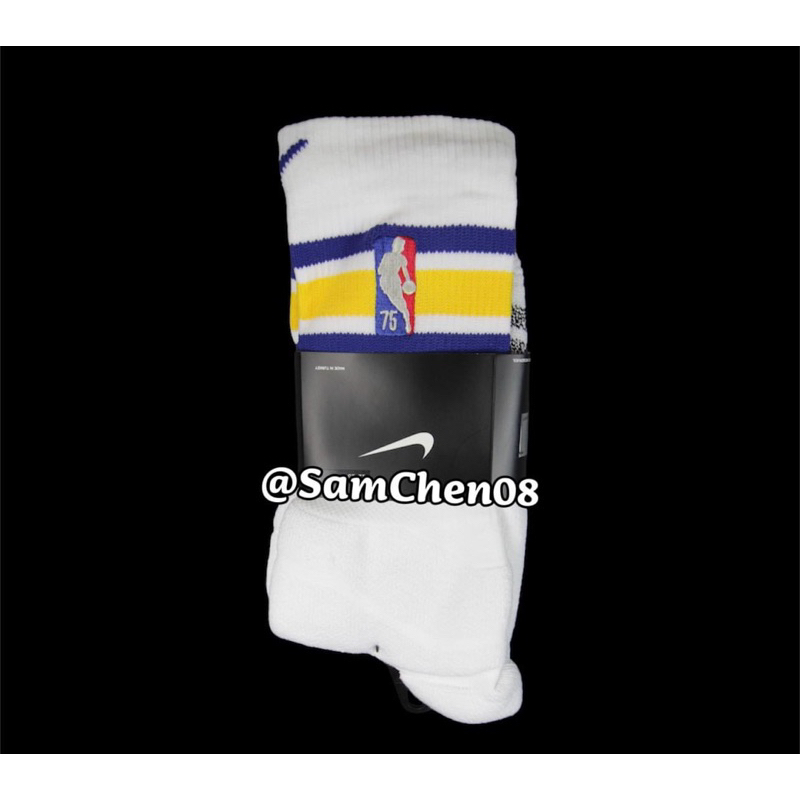 Nike NBA Elite Power Grip 75週年 勇士 復古 球員版 菁英襪 籃球襪 短襪 Quick 長襪