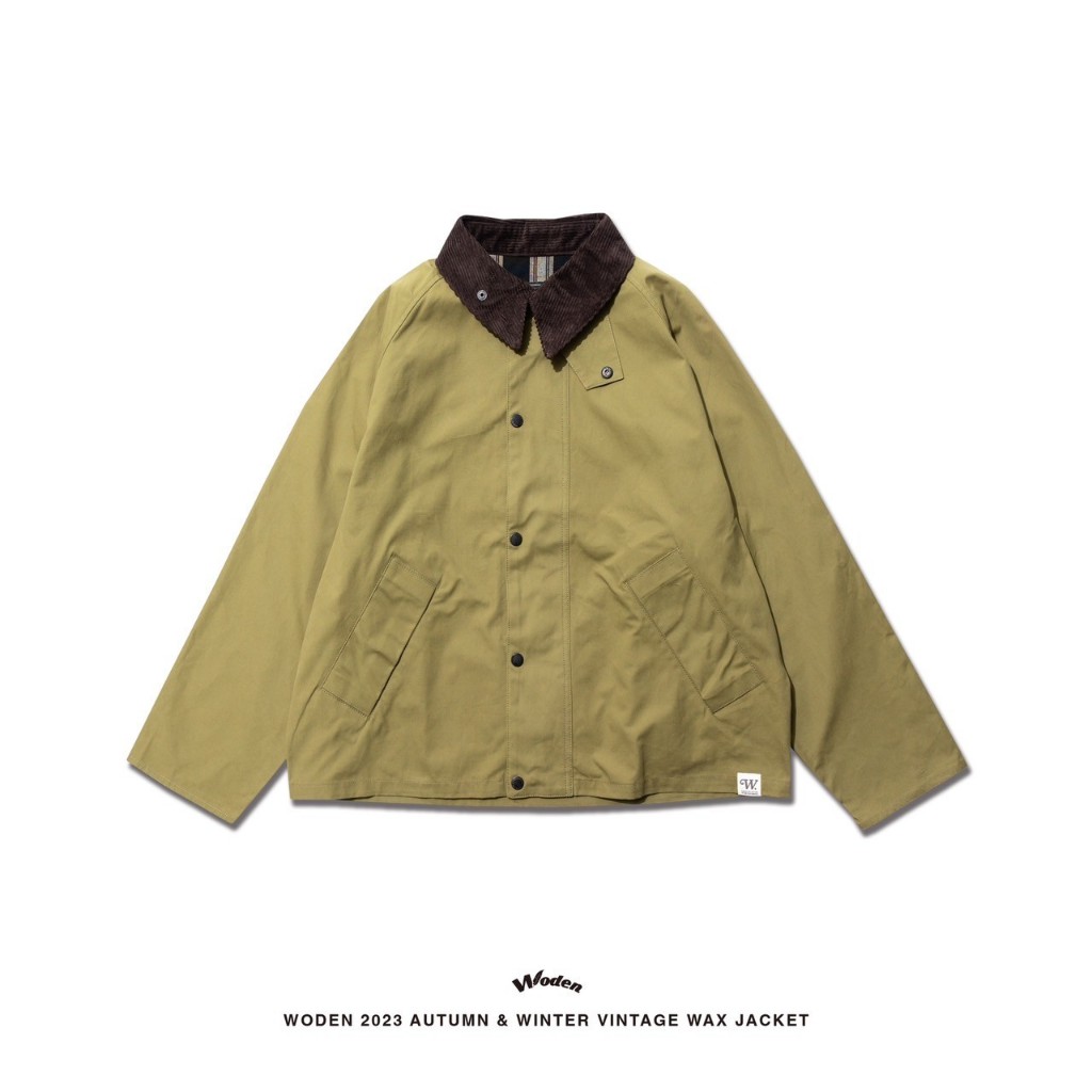 WODEN 2023 Autumn &amp; Winter Vintage Wax Jacket - 外套