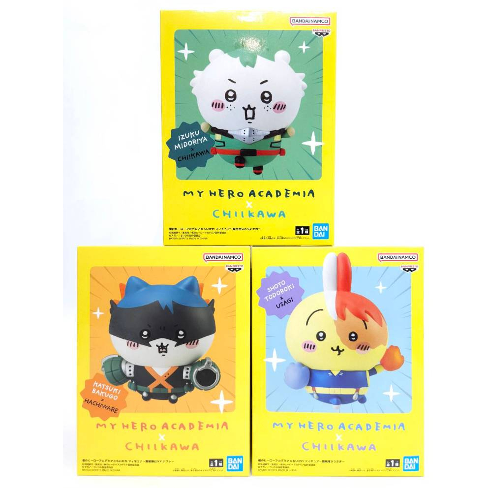 🔥鹿本🔥全新 日版 景品 我的英雄學院 吉伊卡哇 聯名 小可愛 小八貓 烏薩奇 綠谷 爆豪 轟焦凍 公仔 模型