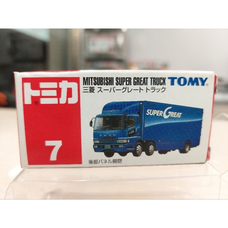 Tomica 7 舊藍標  MITSUBISHI SUPER GREAT TRUCK 三菱貨車 絕版