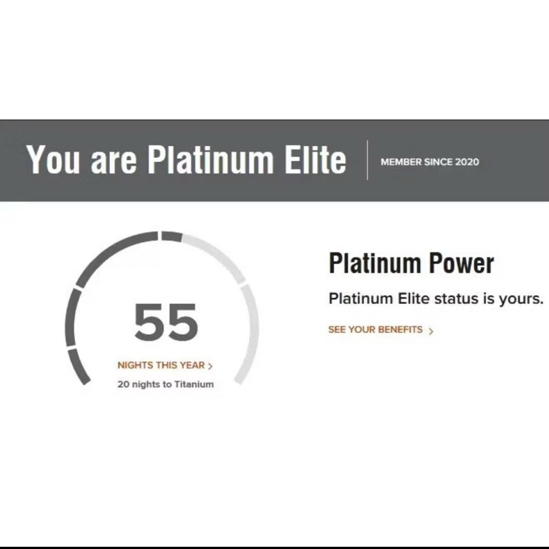 萬豪Marriott 16晚挑戰直升白金