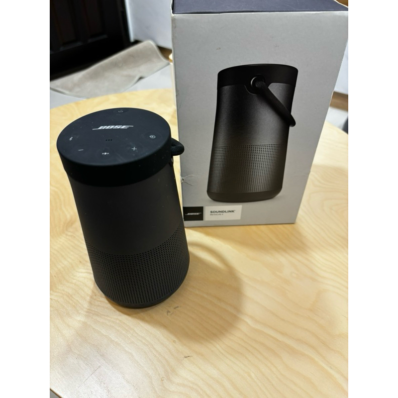 非新品 BOSE SoundLink Revolve+防潑水 360°全方向聲音 提把可攜式藍牙揚聲器 黑色