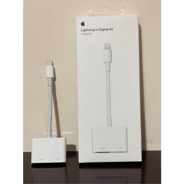 Apple原廠台灣公司貨 Lightning Digital AV Adapter 轉接器 HDMI 二手