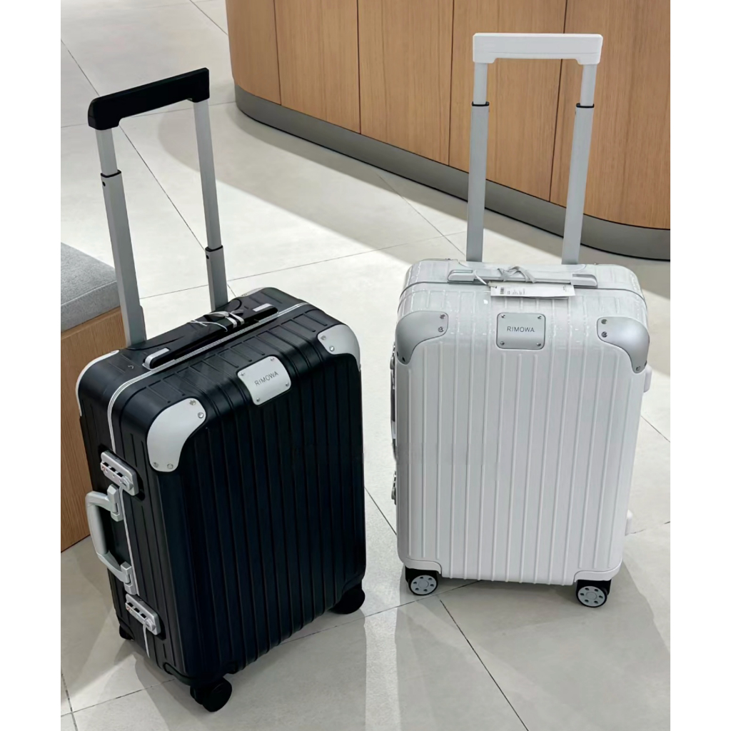 （98成新） RIMOWA HYBRID Cabin 21吋 白色/黑色 聚碳酸酯材質 登機箱 行李箱 88353661