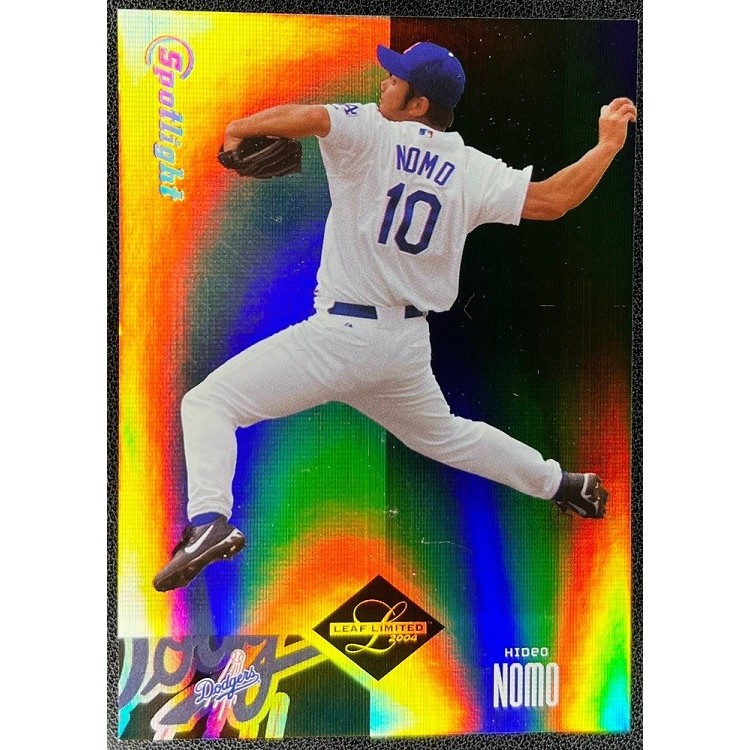 MLB 球員卡 Nomo 野茂英雄  2004 Leaf Limited Spotlight Silver 限量50