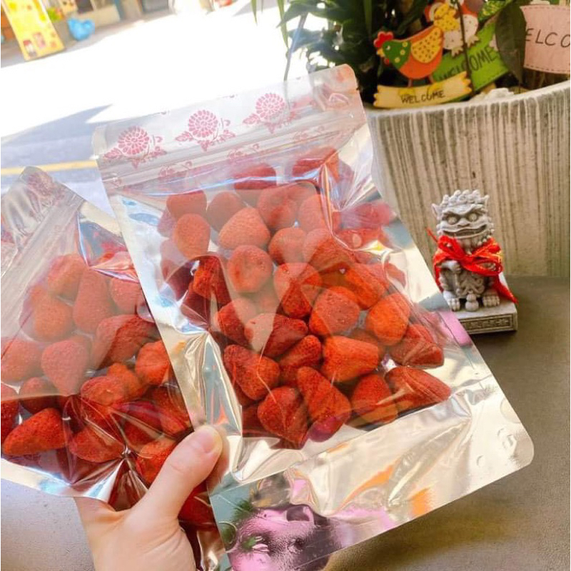 （金門伴手禮代購）現貨！草莓乾/高品質100g （-+）❤草莓凍乾 草莓烘培 雪Q餅 牛軋糖 非 韓國南大門老爺爺