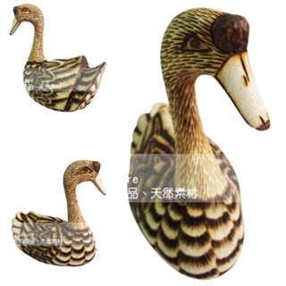 鵝 天鵝 原木天鵝 原木天鵝 實木天鵝 火雕藝術 創意木雕火烤精品 居家擺飾 木雕火烤天鵝 峇裡島風 歡迎來自然屋尋寶