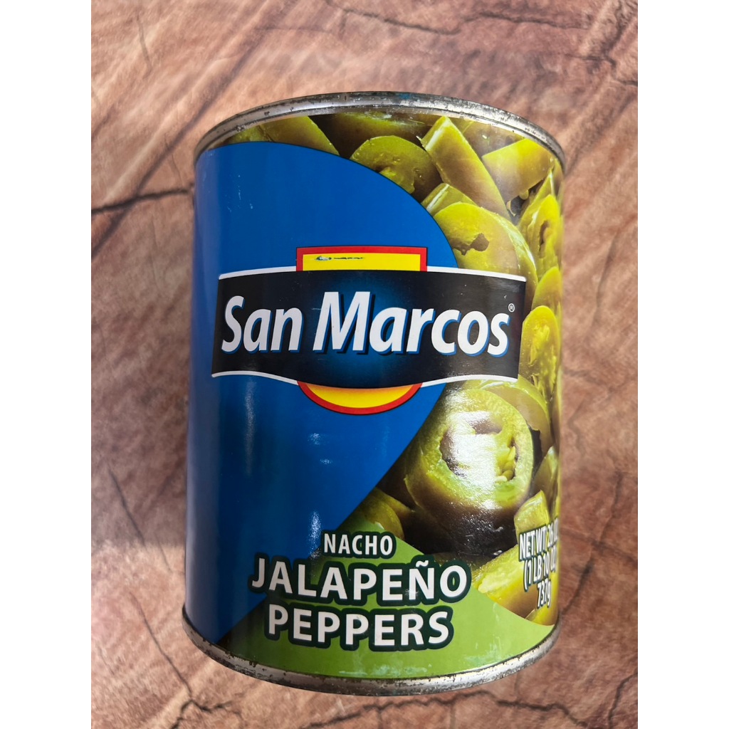 San Marcos 墨西哥切片青辣椒  重量737g/固形量440g  切片青椒、青椒片