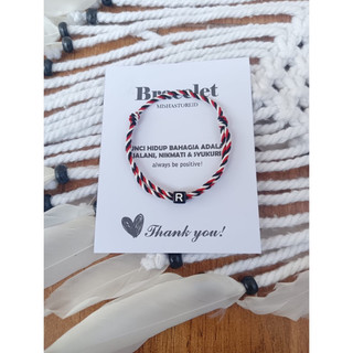 READY GELANG TRIDATU BALI INISIAL A-Z 2MM KOTAK 原創峇裡島手鍊