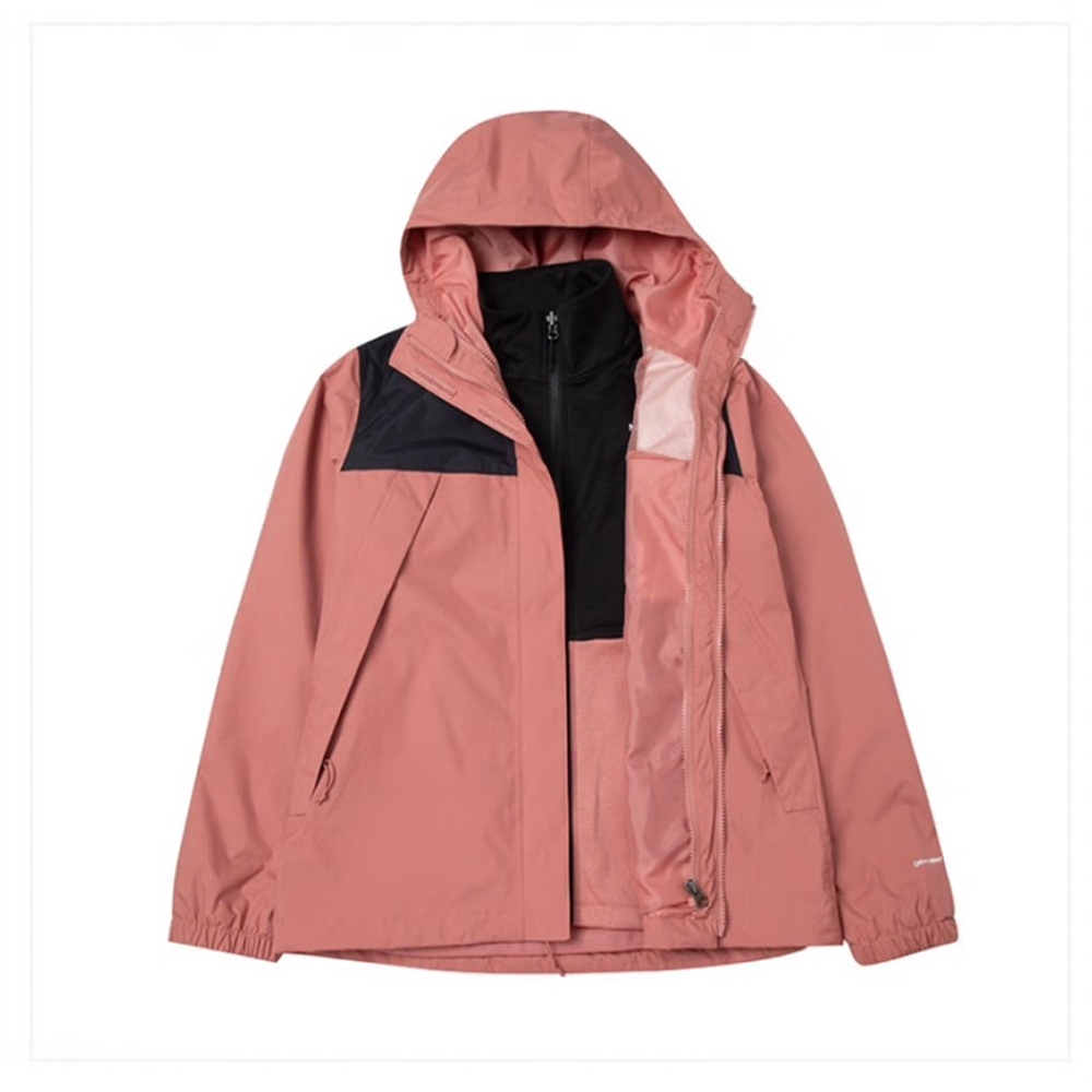 The North Face ANTORA TRICLIMATE 女 防水透氣兩件式外套NF0A7QW6ROI 粉黑