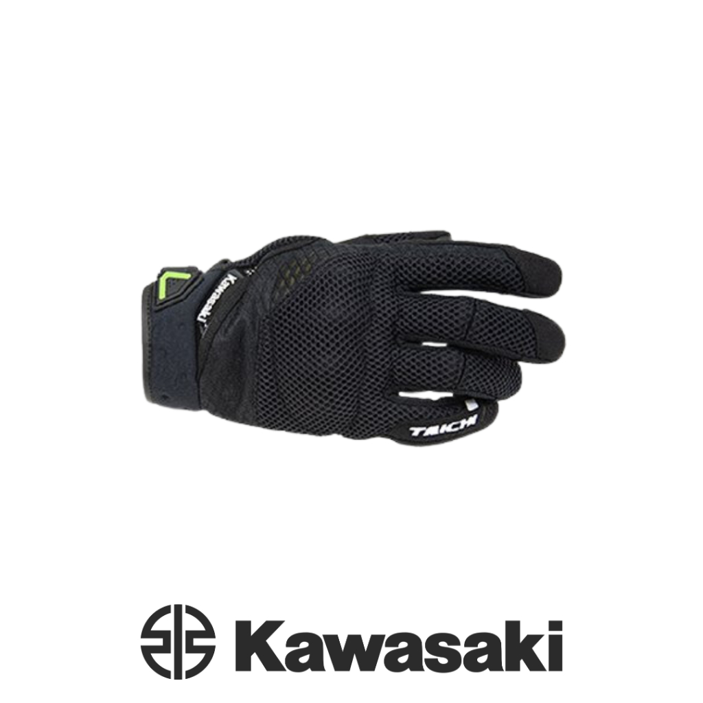 Kawasaki x RS-TAICHI 原廠精品 短手套 防摔手套
