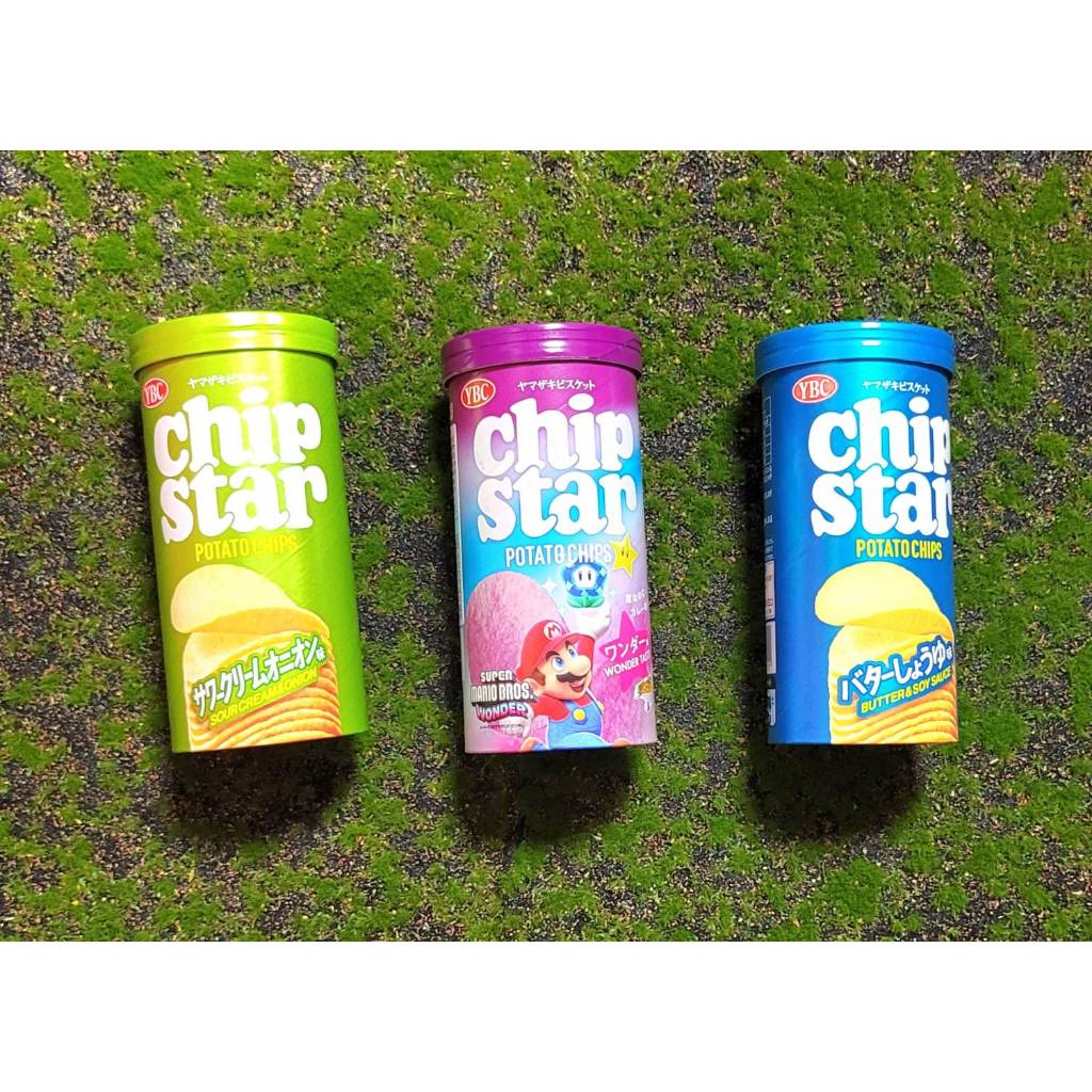 【日本_YBC】CHIP STAR_洋芋片_奶油&amp;醬油味_酸奶油洋蔥味_咖哩味(45g)效期2024.10