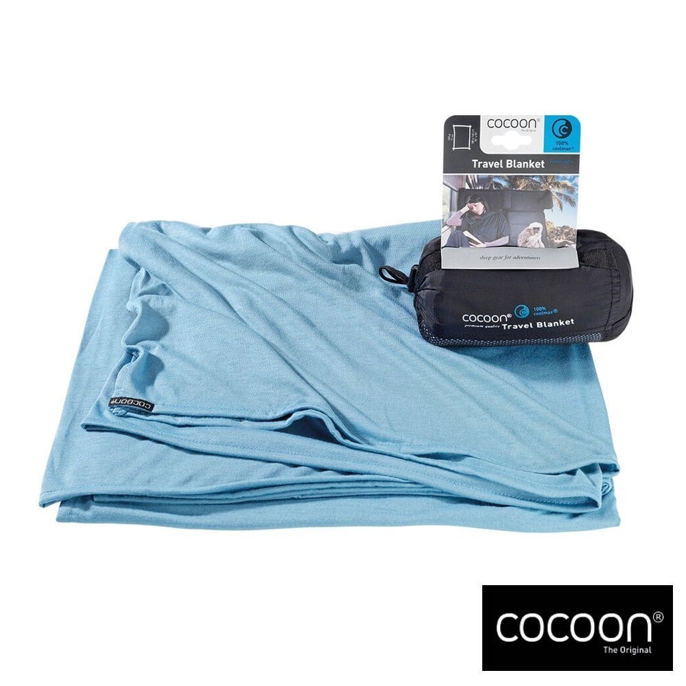 【COCOON】Coolmax旅行毛毯『海藍』CMB78