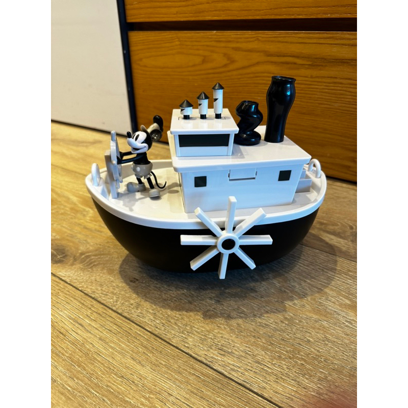 日本迪士尼爆米花桶-米奇蒸汽船