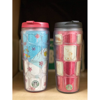 🚚🔥限量 絕版品 ［Starbucks 買一送一好伴侶］星巴克窗格杯一組 500ml 保溫杯 咖啡杯 喝水杯