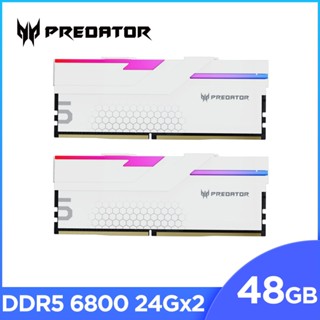 Acer Predator Hermes DRAM RGB DDR5-6800 48GB(24G*2)(CL34)記憶體