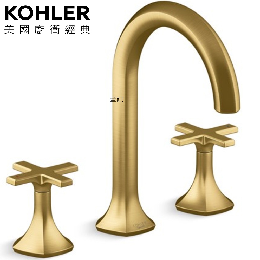 KOHLER Occasion 三件式臉盆龍頭(摩登金) K-EX27100T-3-2MB