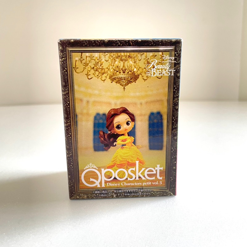 【現貨商品】Qposket 盒玩 迪士尼公主 貝兒 美女與野獸 公仔 擺飾