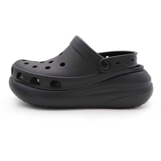 Crocs 卡駱馳 黑色 經典泡芙 克駱格 厚底 涼拖鞋 男女款 B4775 (207521-001)