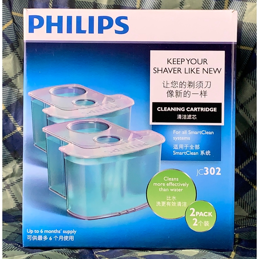 PHILIPS 飛利浦智慧型清洗系統專用清潔液JC302/JC301（盒裝拆售）