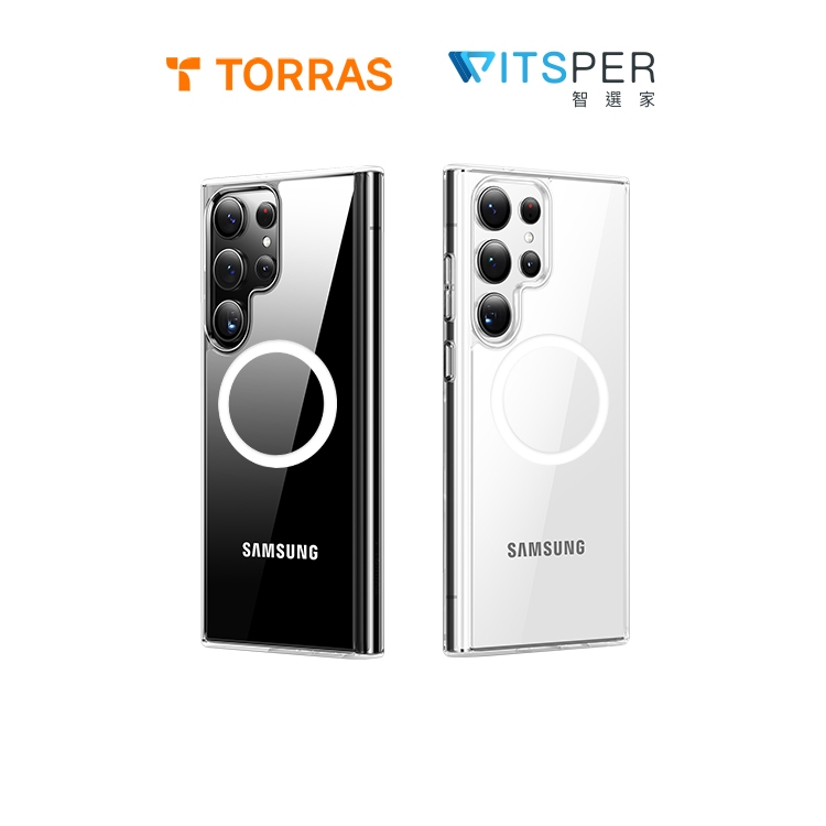 TORRAS Diamond-Mag Samsung S24系列 抗黃化MagSafe防摔手機殼