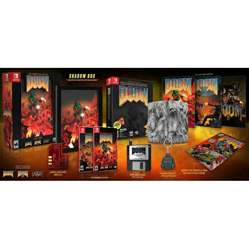 【全新現貨】NS Switch遊戲Doom: The Classics Collection 毀滅戰士123合輯 典藏版