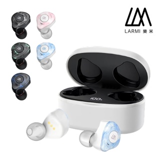 樂米 LARMI LMA08 無線藍芽音樂耳機 5.3藍芽耳機 運動耳機 入耳式 真無線耳機 迷你藍芽耳機-現貨