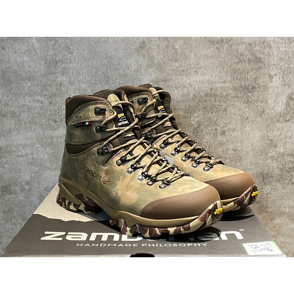 【Zamberlan】防水登山鞋 1213Leopard GTX WL 軍靴/獵靴 迷彩綠 1213PM0GWL-0C